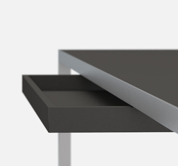 IONDESIGN Produktdesign Ionprodukt schoener tisch detail drawer