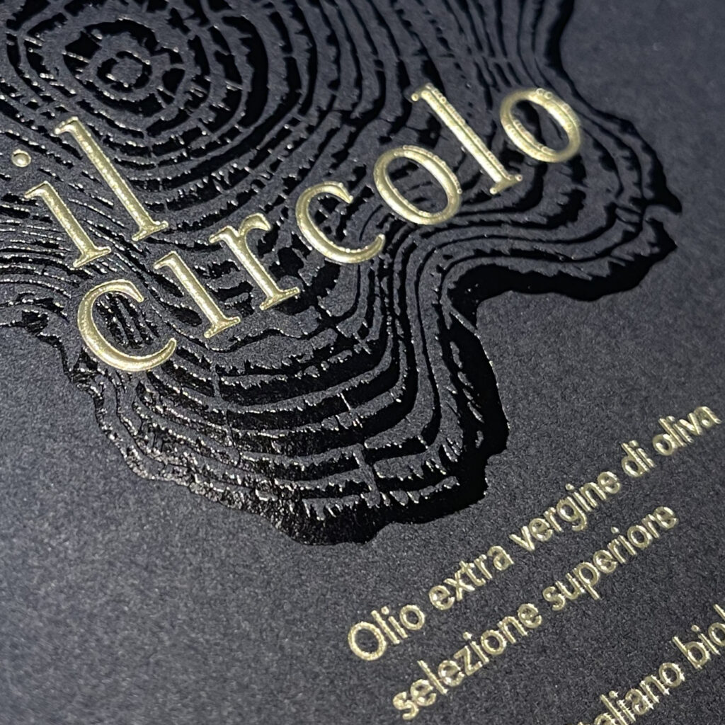 IONDESIGN Productdesign il circolo oliveoil label