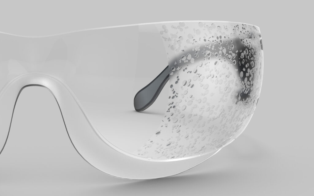 IONDESIGN Moldex Schutzbrille Produktdesign anti fog