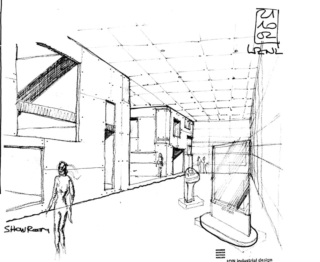 IONDESIGN architecture Corporate Building Wall Netherlands sketch