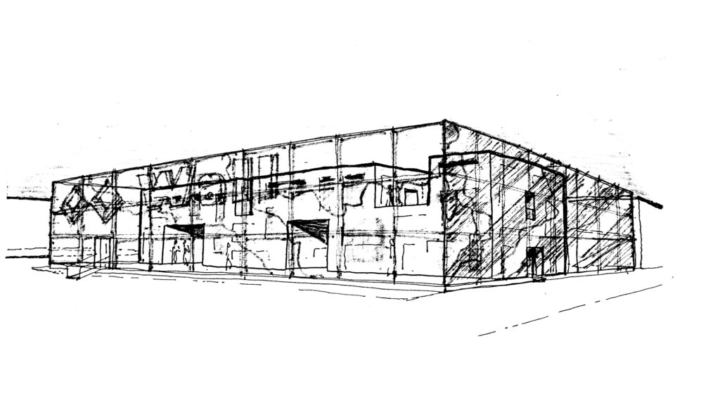 IONDESIGN architecture Corporate Building Wall Netherlands sketch