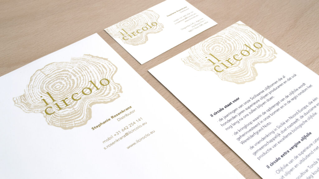 IONDESIGN Grafikdesign il circolo Briefpapier Visitenkarten